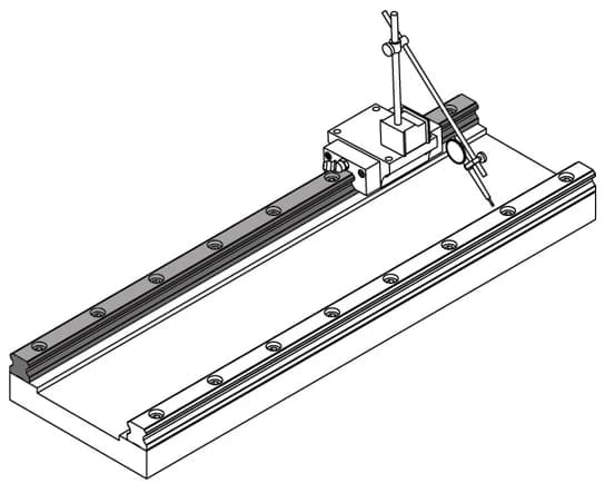 Linear Rail Assembly Isometric View